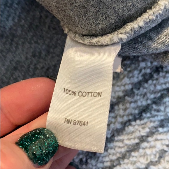 J. Jill Gray White Striped Sweater Pullover XS EUC - Picture 6 of 8